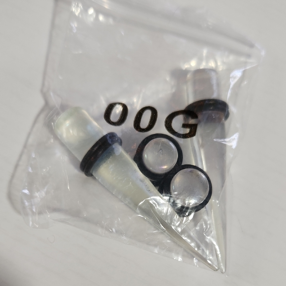 Clear Acrylic Taper and Plug Set